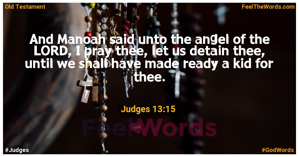 Judges 13:15