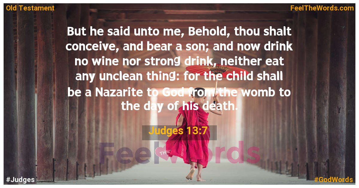 Judges 13:7