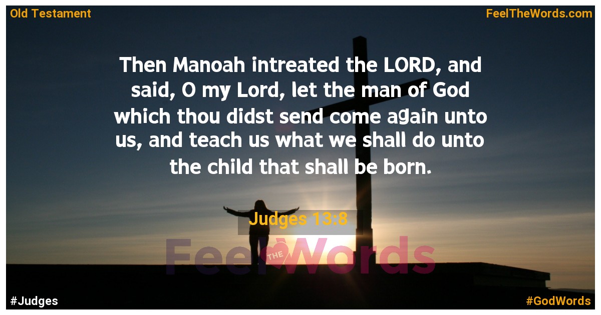 Judges 13:8
