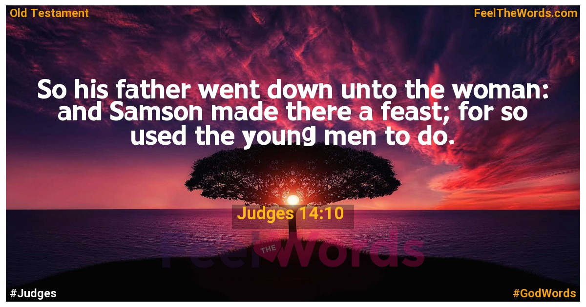 Judges 14:10