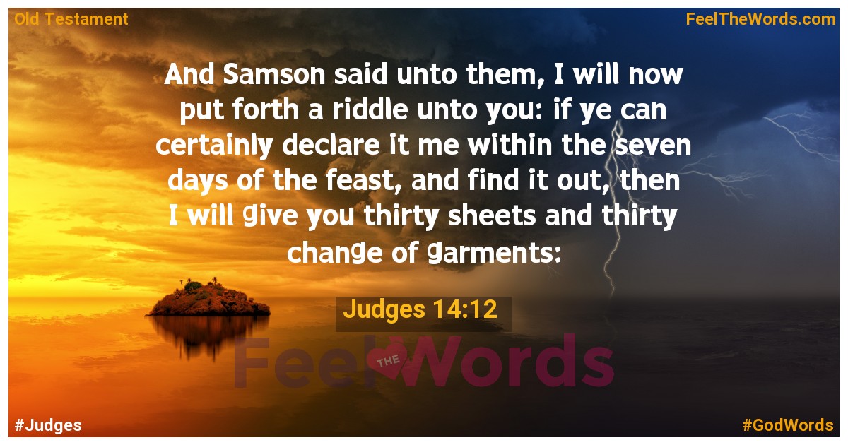 Judges 14:12