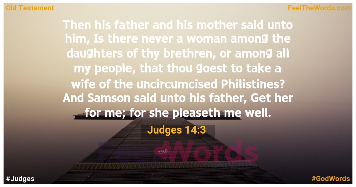 Judges 14:3