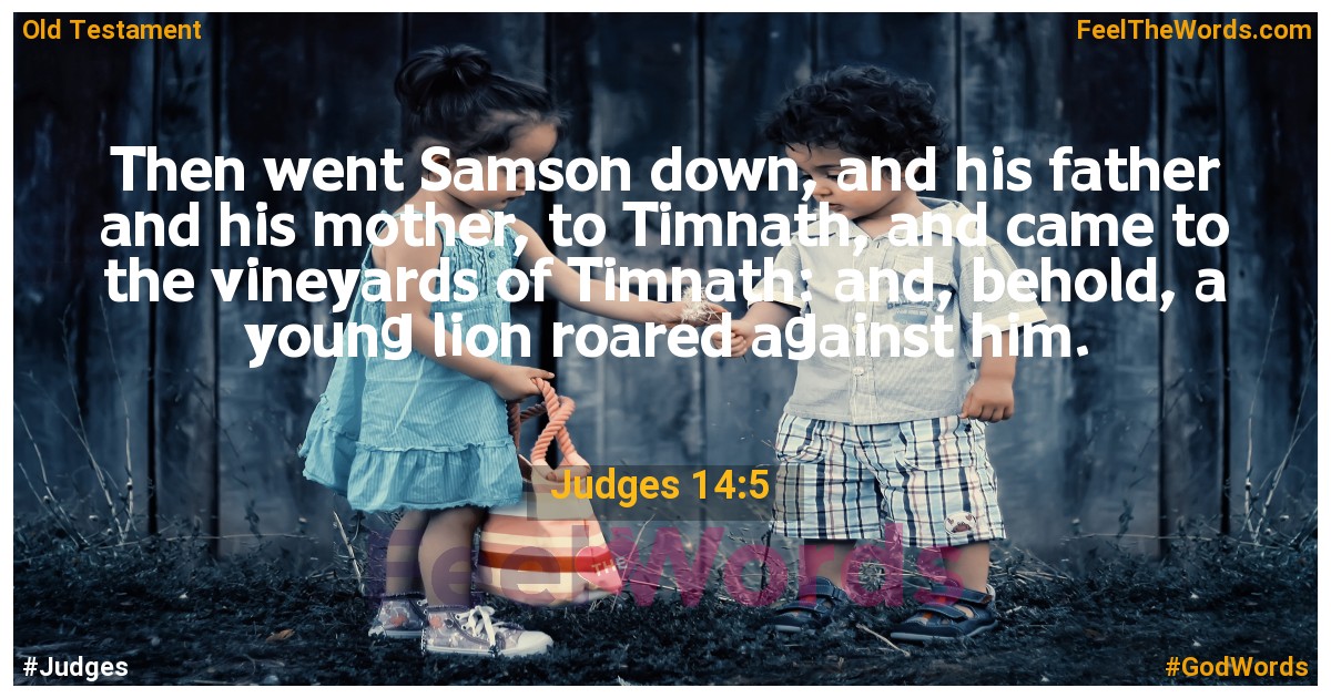 Judges 14:5