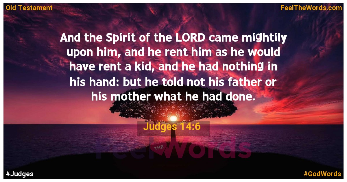 Judges 14:6