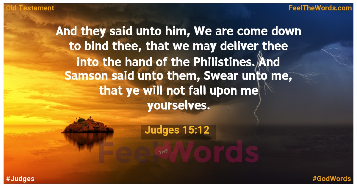 Judges 15:12