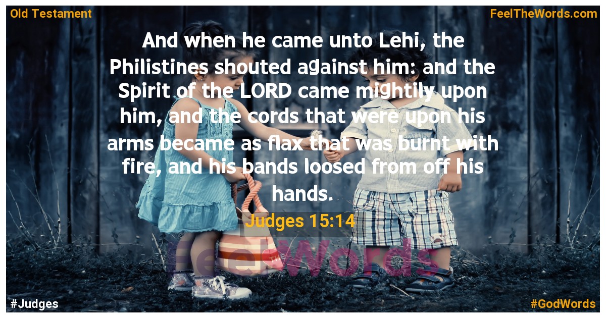 Judges 15:14