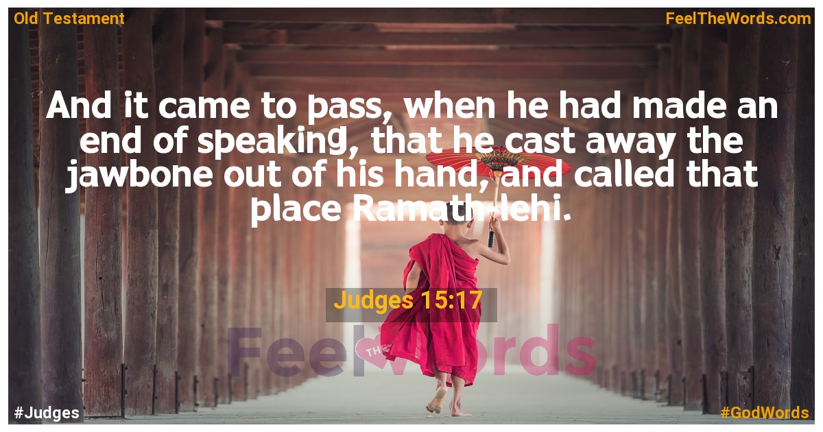 Judges 15:17