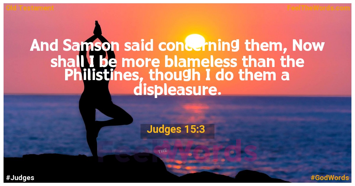 Judges 15:3