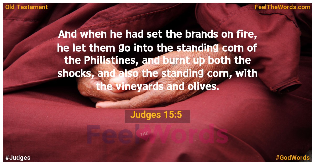 Judges 15:5