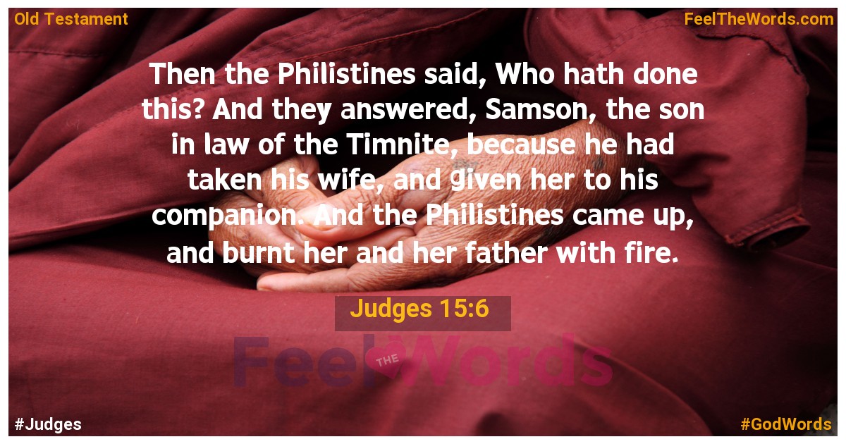 Judges 15:6