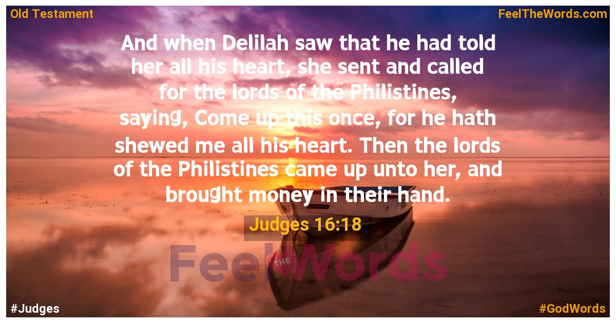 Judges 16:18