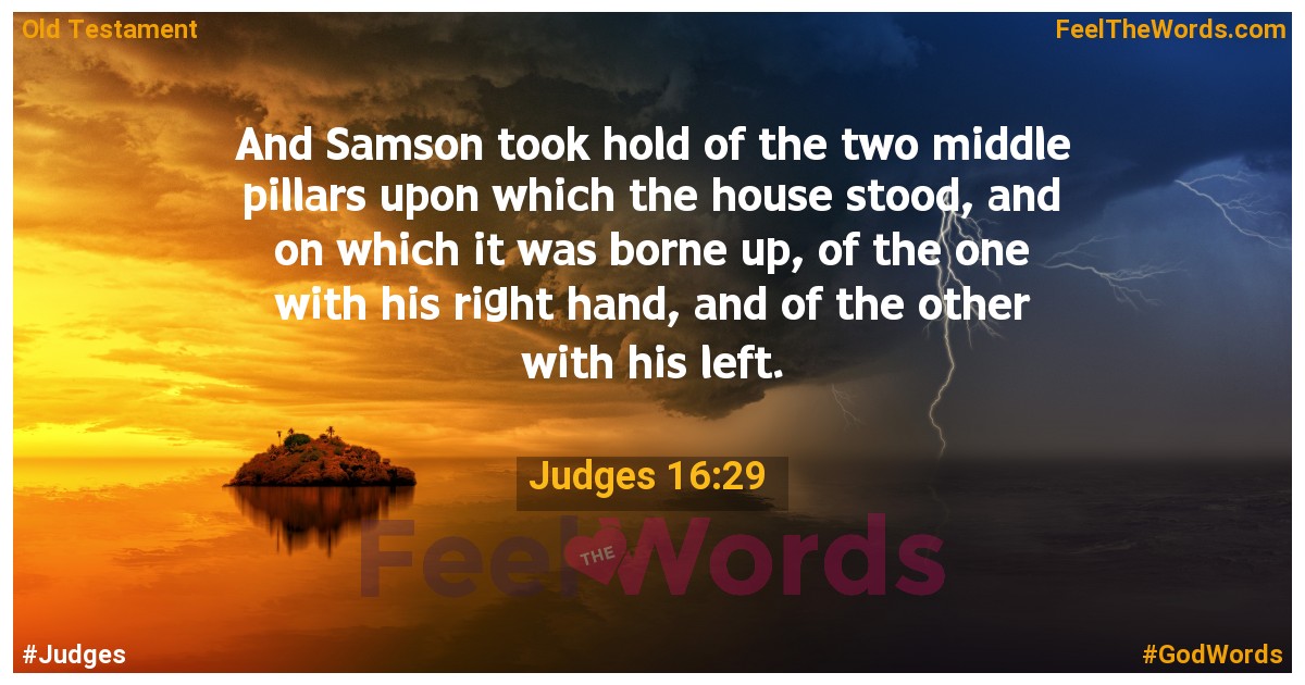 Judges 16:29