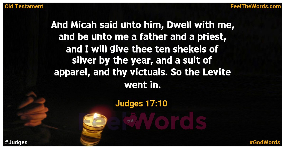 Judges 17:10