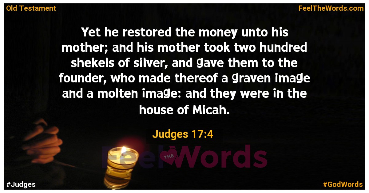 Judges 17:4