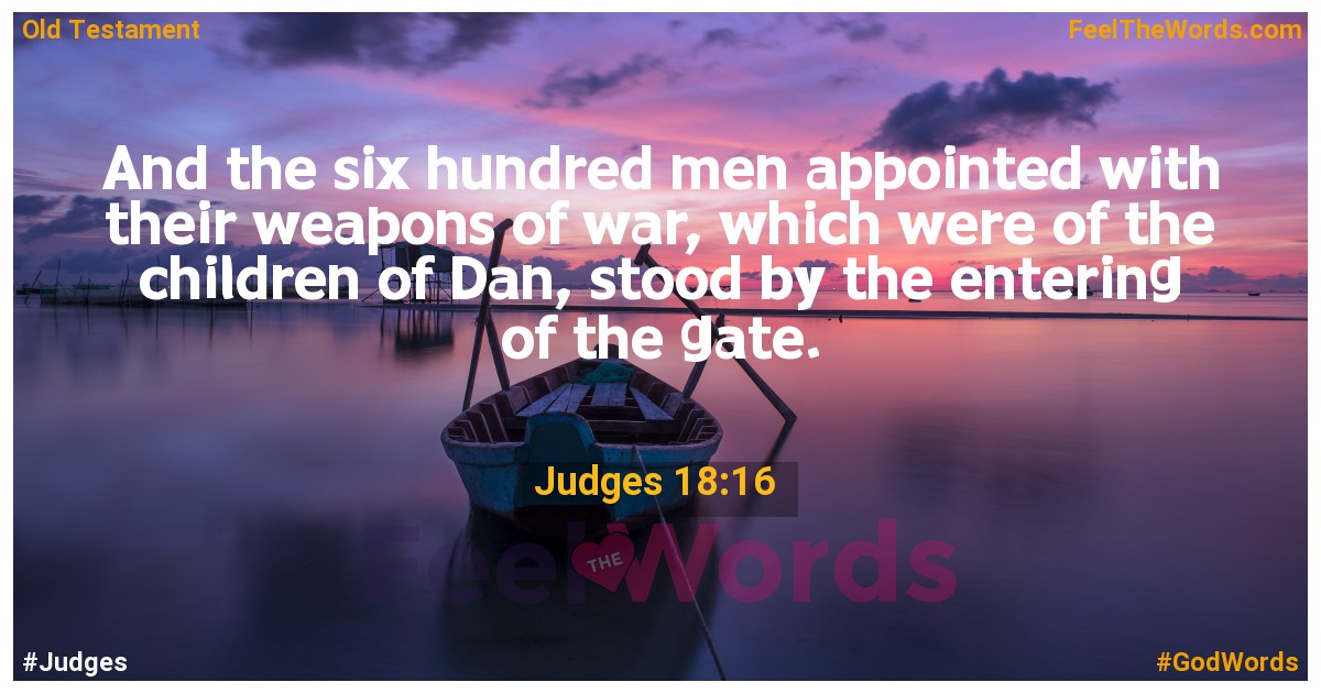 Judges 18:16