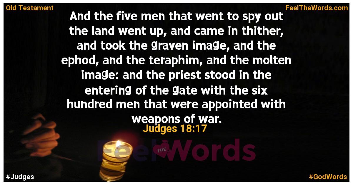 Judges 18:17