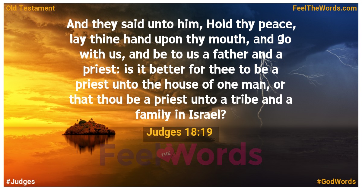 Judges 18:19