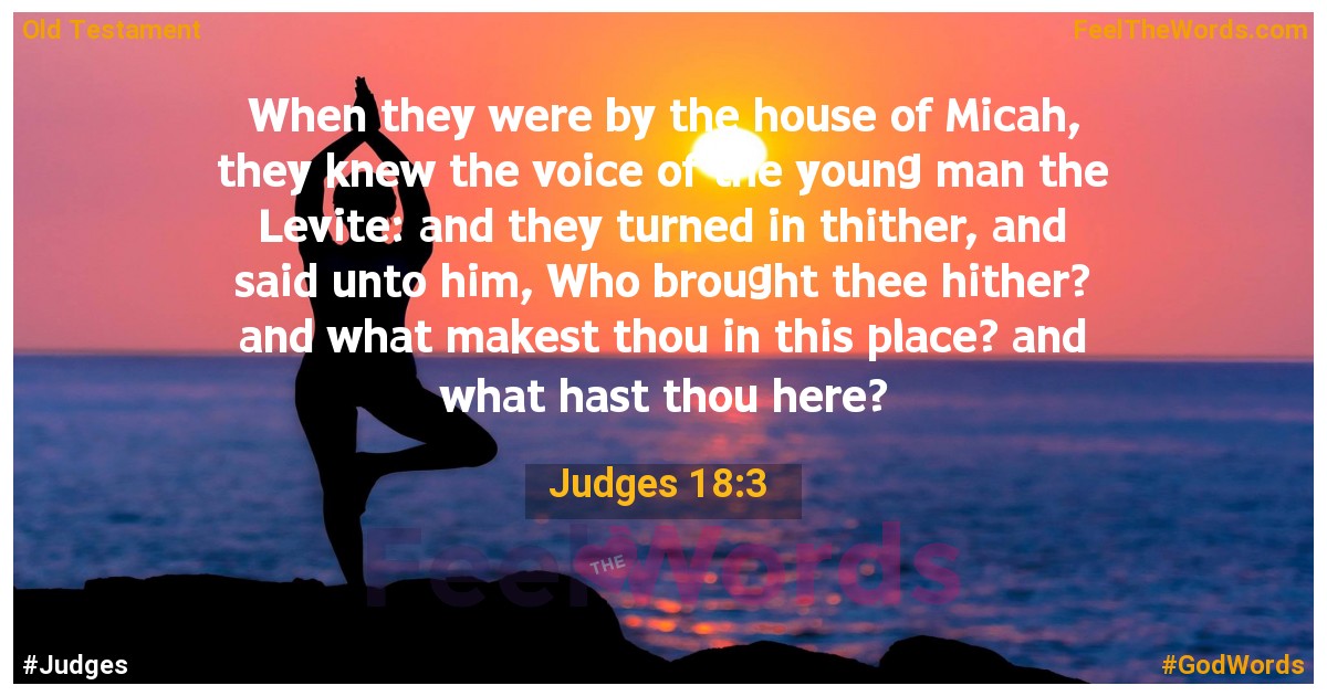 Judges 18:3