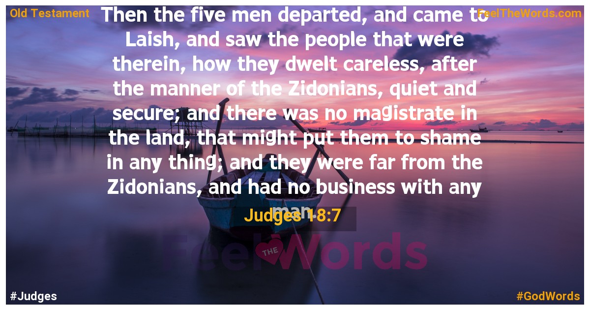 Judges 18:7