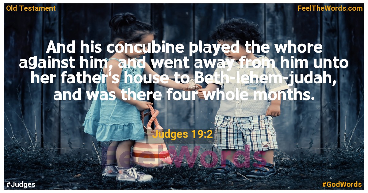 Judges 19:2