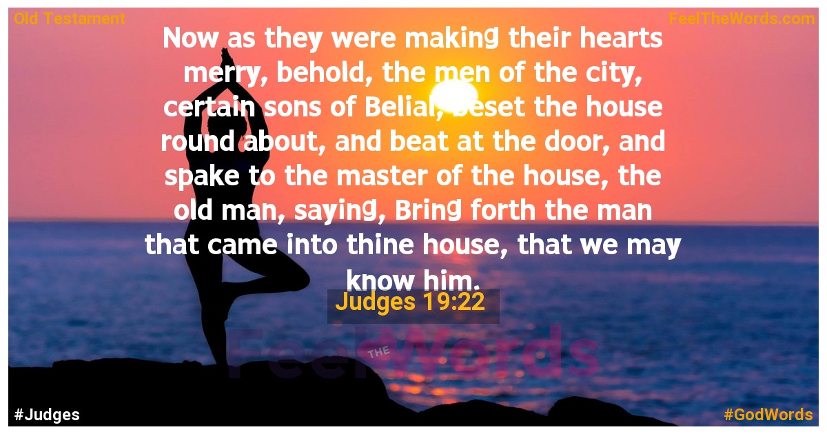 Judges 19:22