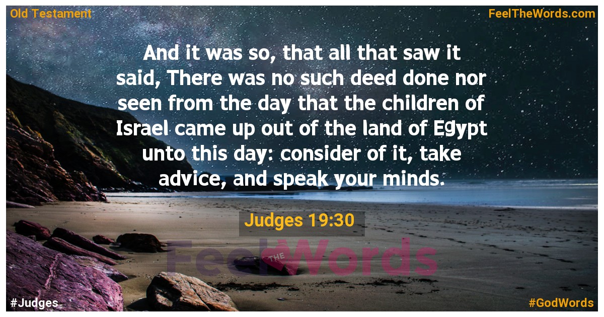 Judges 19:30