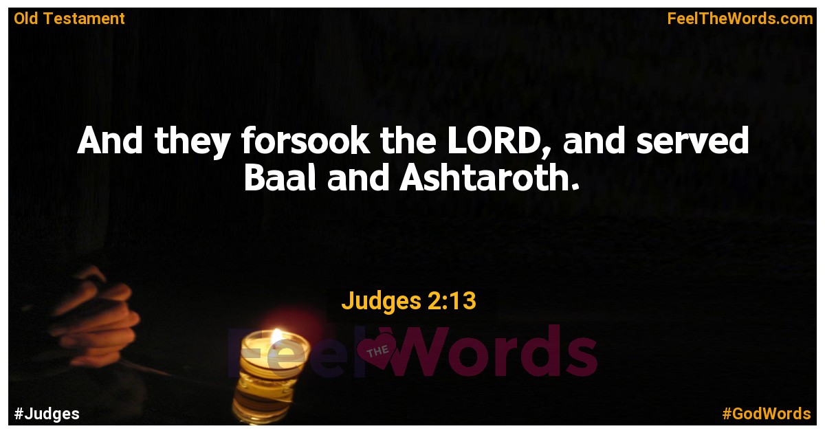 Judges 2:13