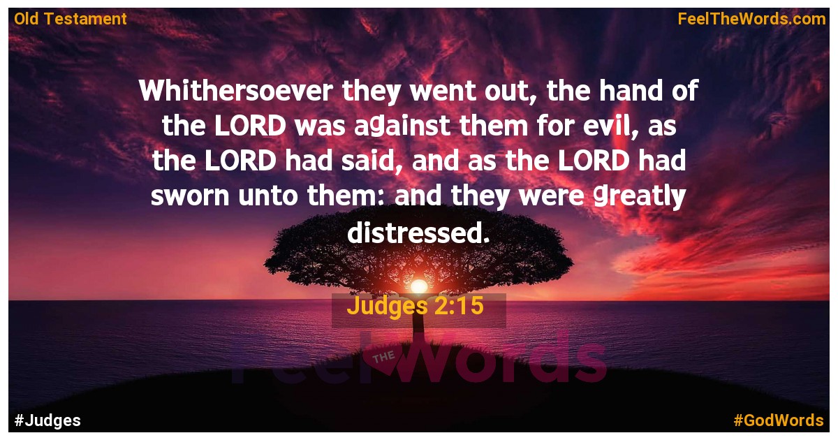 Judges 2:15
