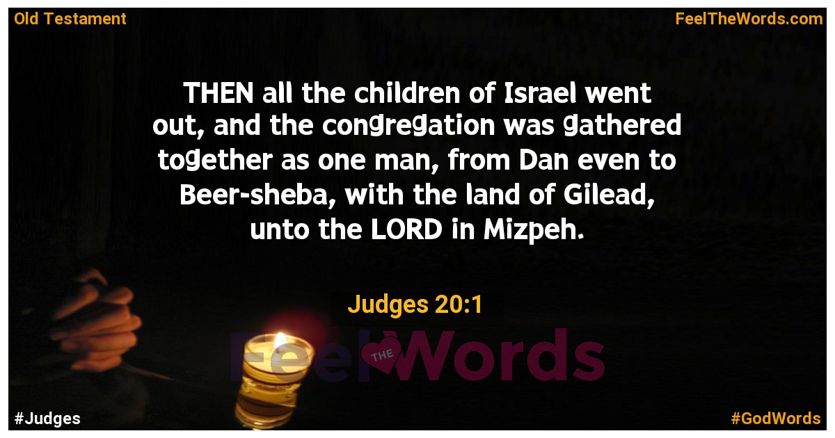 Judges 20:1