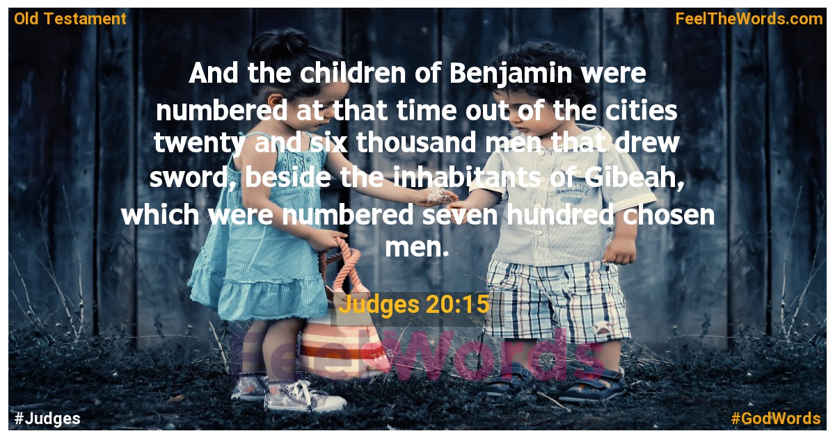 Judges 20:15