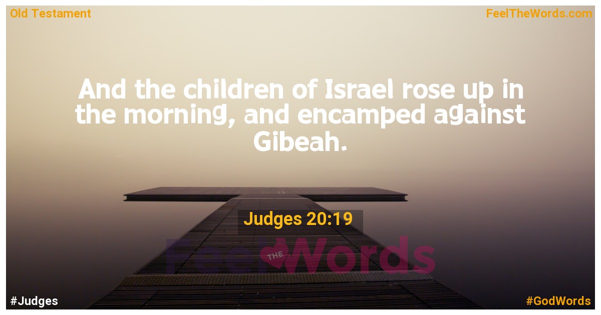 Judges 20:19