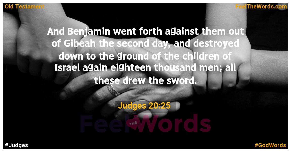Judges 20:25