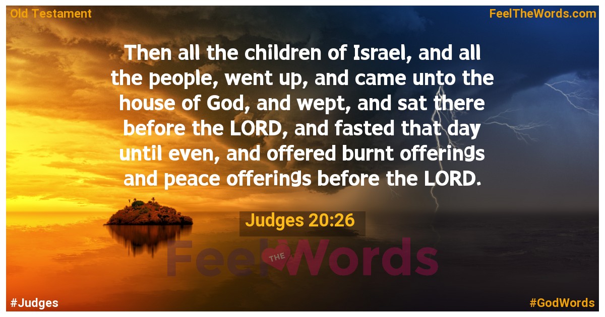 Judges 20:26