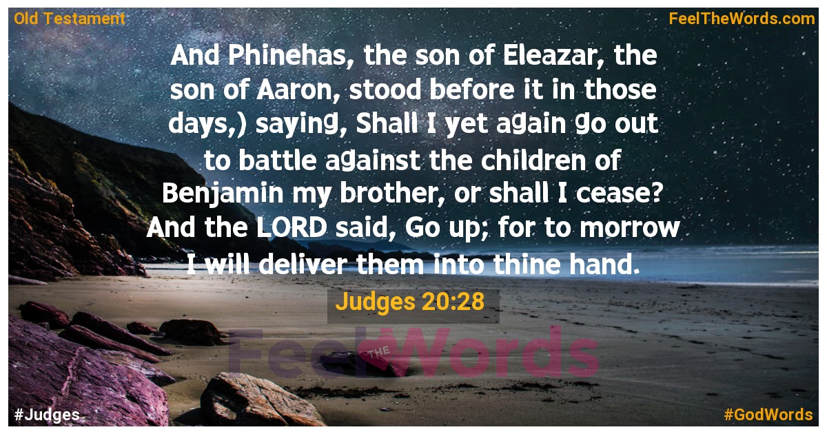 Judges 20:28