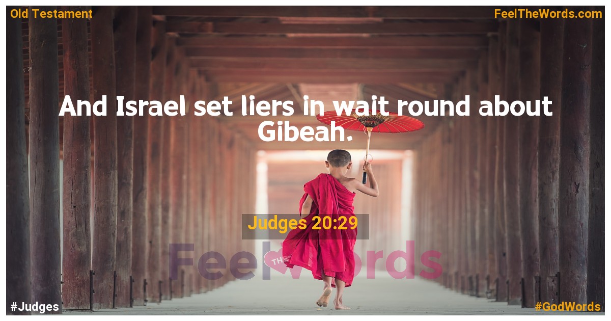 Judges 20:29