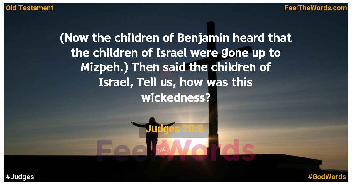 Judges 20:3
