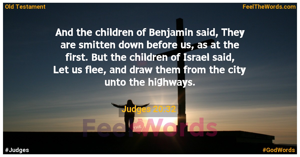 Judges 20:32