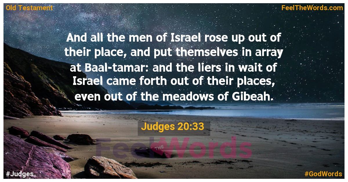 Judges 20:33