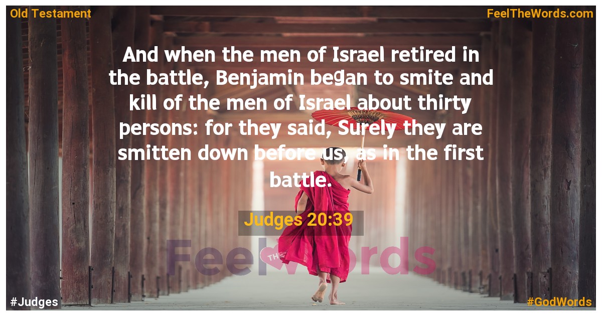 Judges 20:39