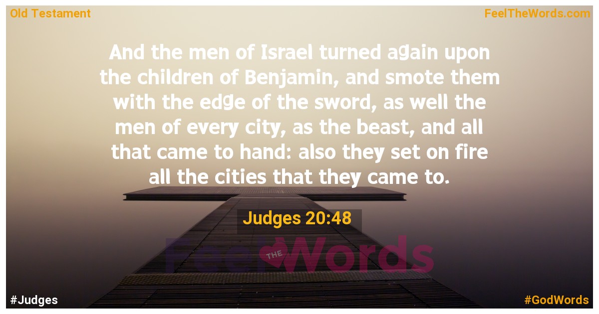 Judges 20:48