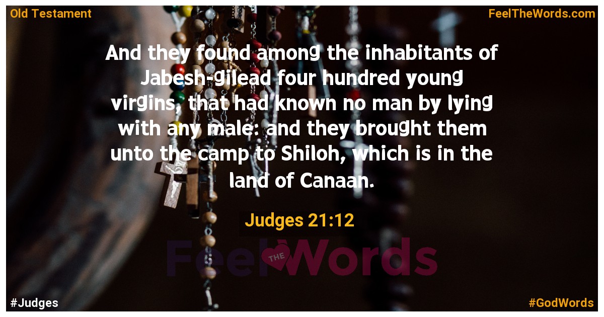 Judges 21:12