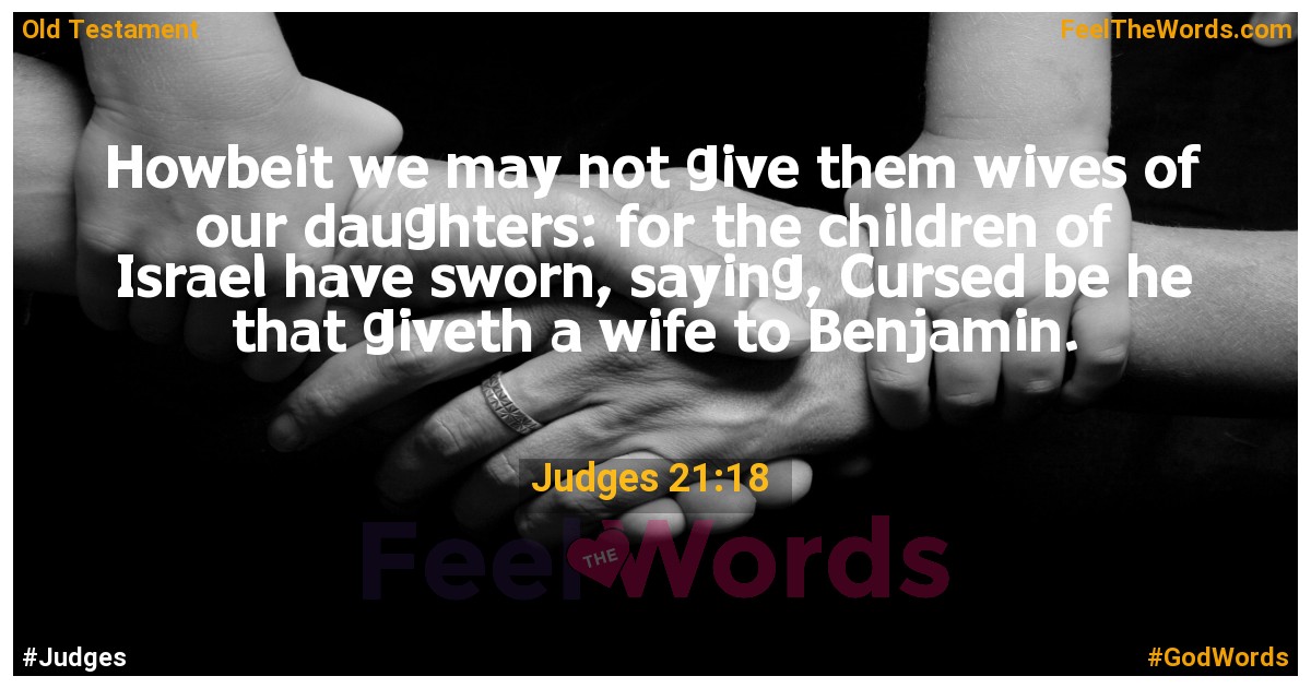 Judges 21:18