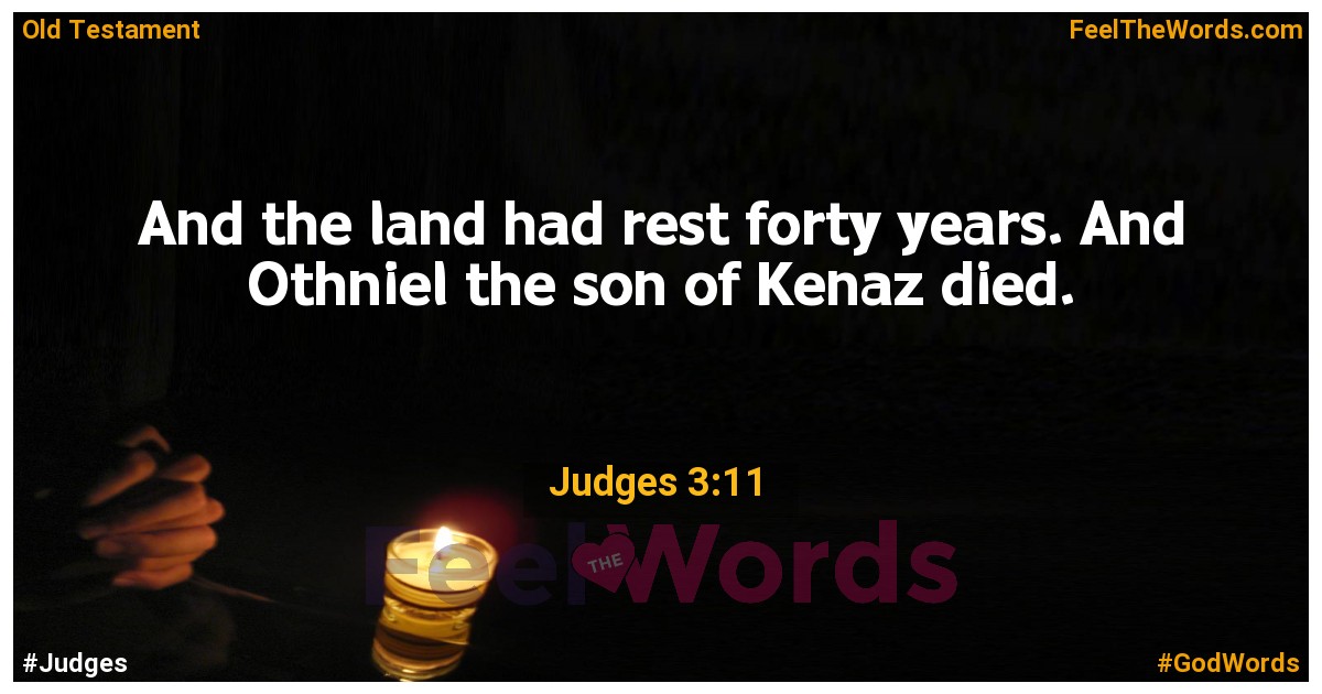 Judges 3:11