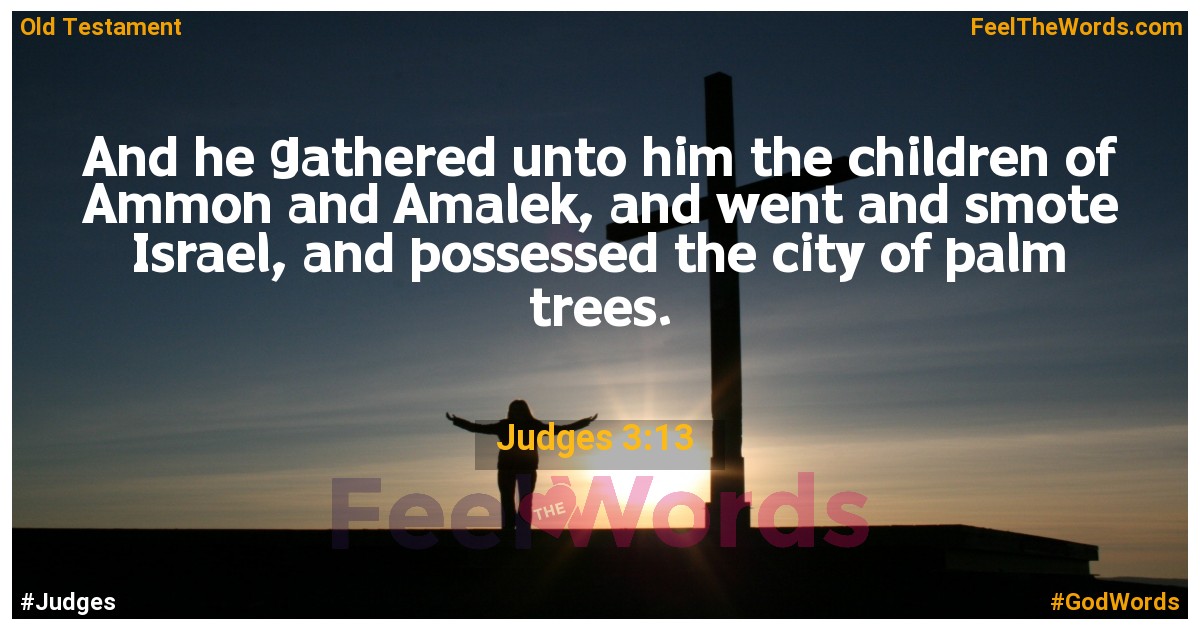 Judges 3:13