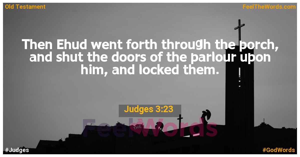 Judges 3:23