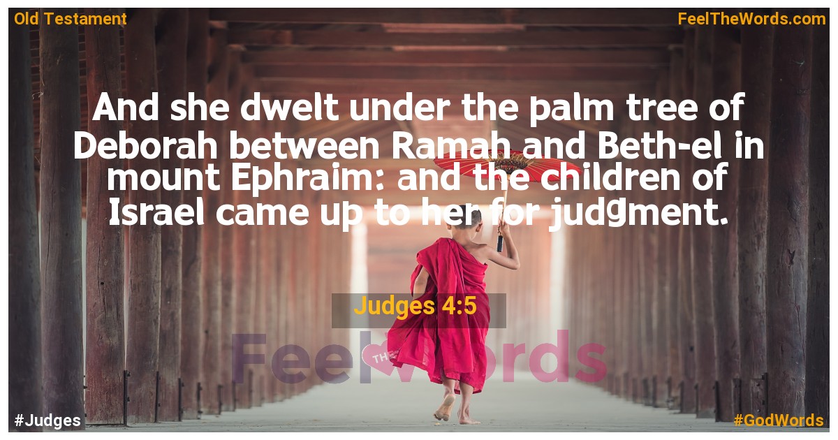 Judges 4:5