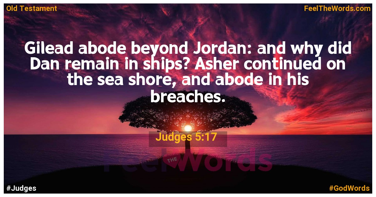 Judges 5:17