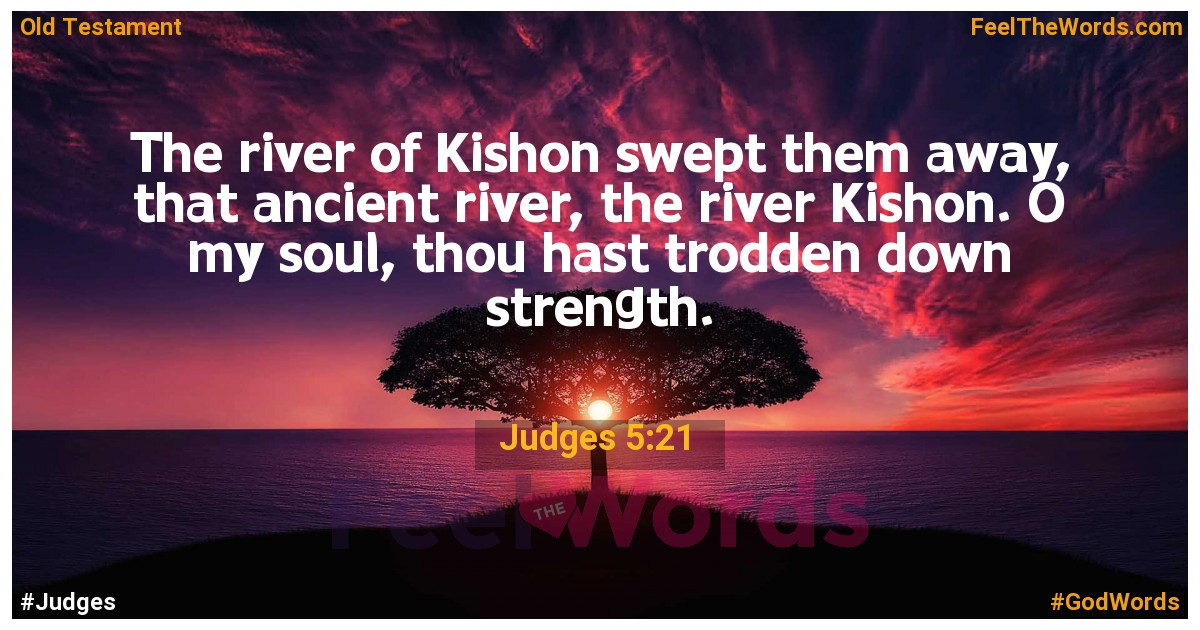 Judges 5:21