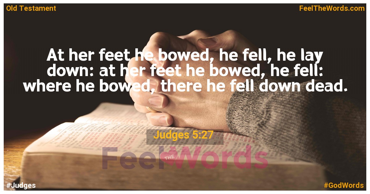 Judges 5:27