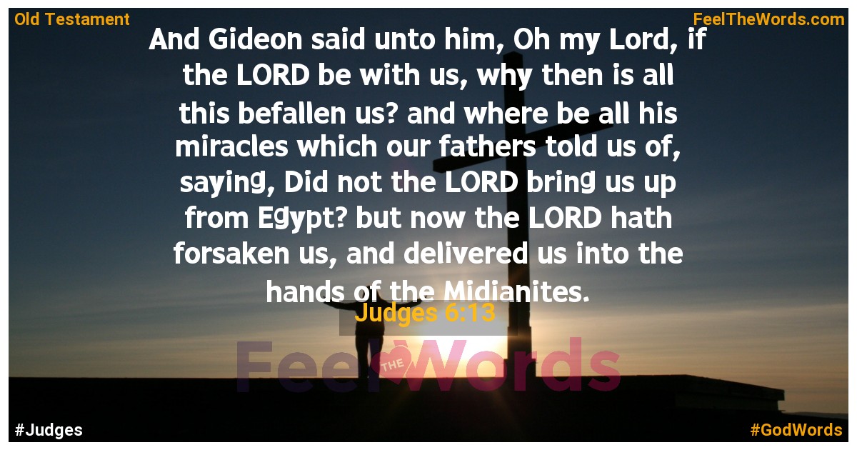 Judges 6:13